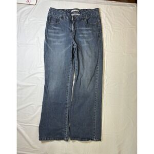 Womens Lee Blue jeans, slender secret, low on the waist, bootcut, size 12 short